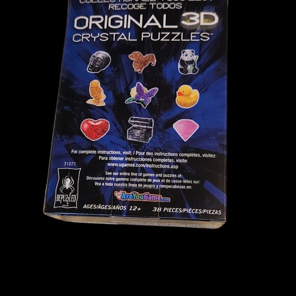 Original 3D crystal puzzle Clear Wolf by BePuzzled - Picture 2 of 2
